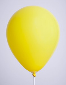 Opaque Dark Yellow Decorative balloons 5 